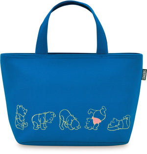 Thermos 4L Insulated Lunch Bag Winnie The Pooh Design in Navy - Rff - 004Ds Nvy