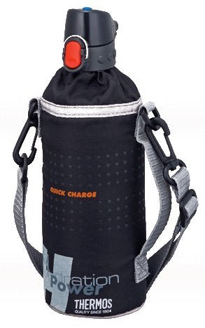 Thermos 500ml Black Pet Bottle Cap & Cooler Rct - Pc Bk Thermos