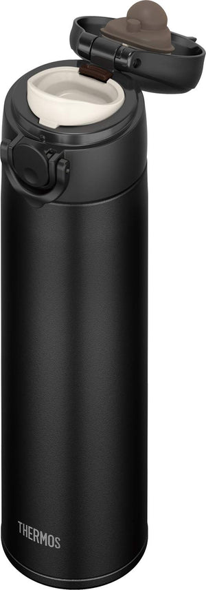 Thermos 500Ml Black Vacuum Insulated Water Bottle Jok - 500 Bk - Dishwasher Compatible - Made In Japan