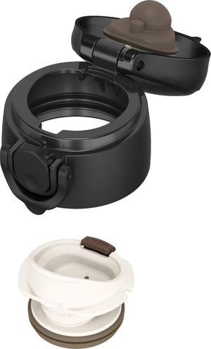 Thermos 500Ml Black Vacuum Insulated Water Bottle Jok - 500 Bk - Dishwasher Compatible - Made In Japan