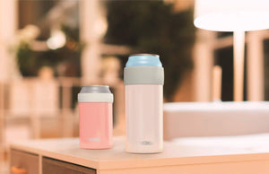 Thermos 500ml Cool Can Holder in Coral Pink - Thermos JCB - 500 CP