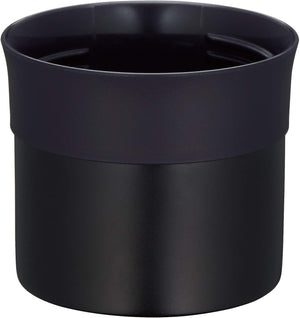 Thermos 500ml Matte Black Slim Stainless Steel Water Bottle FFM - 501