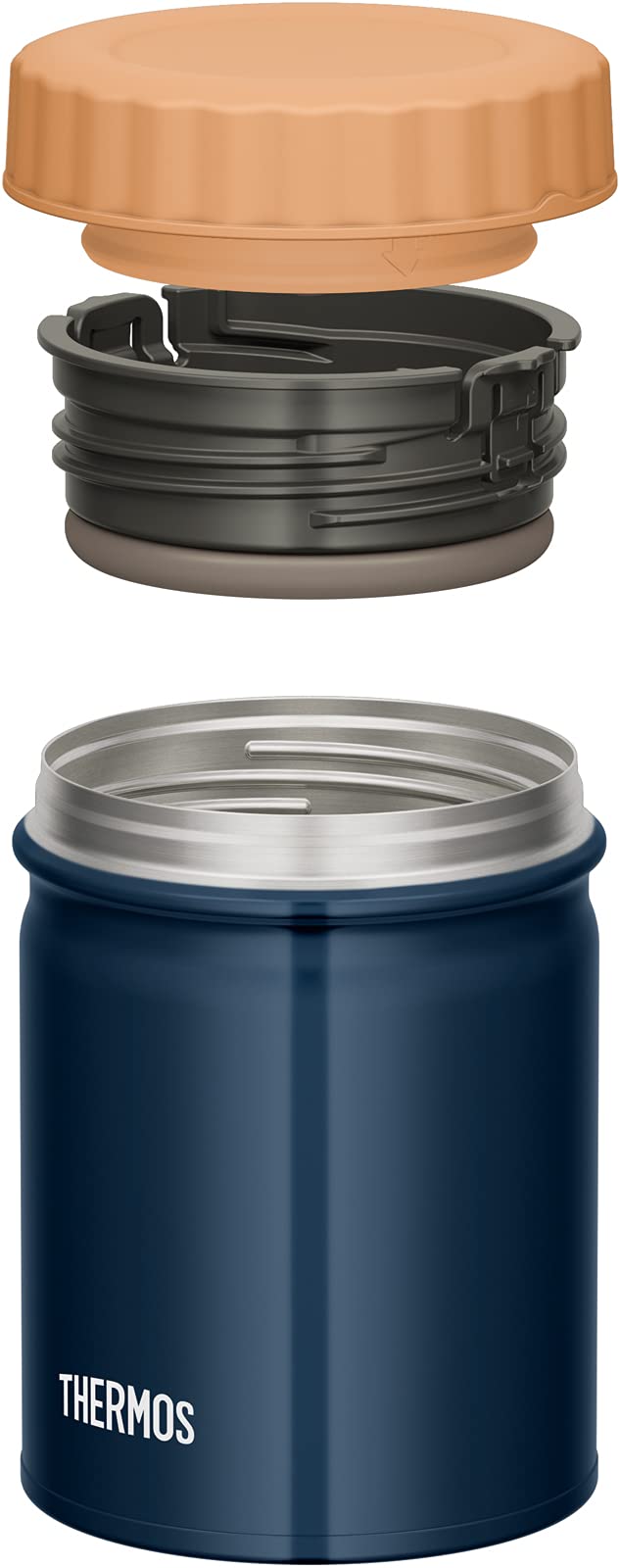 Thermos 500ml Navy Vacuum Insulated Soup Jar Jbt - 501