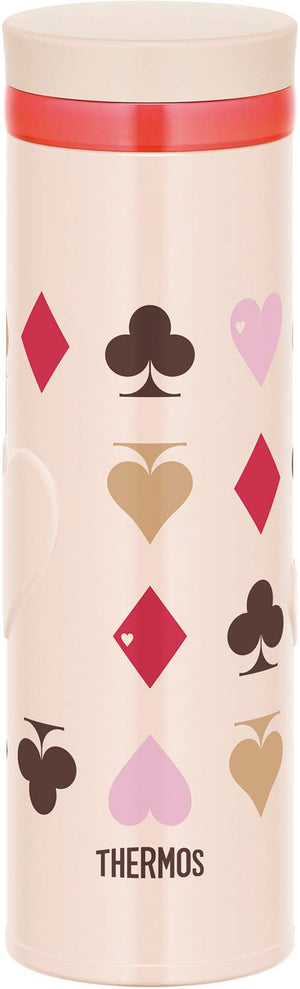 Thermos 500ml Pink Heart Vacuum Insulated Portable Water Bottle Jno - 502G Pht