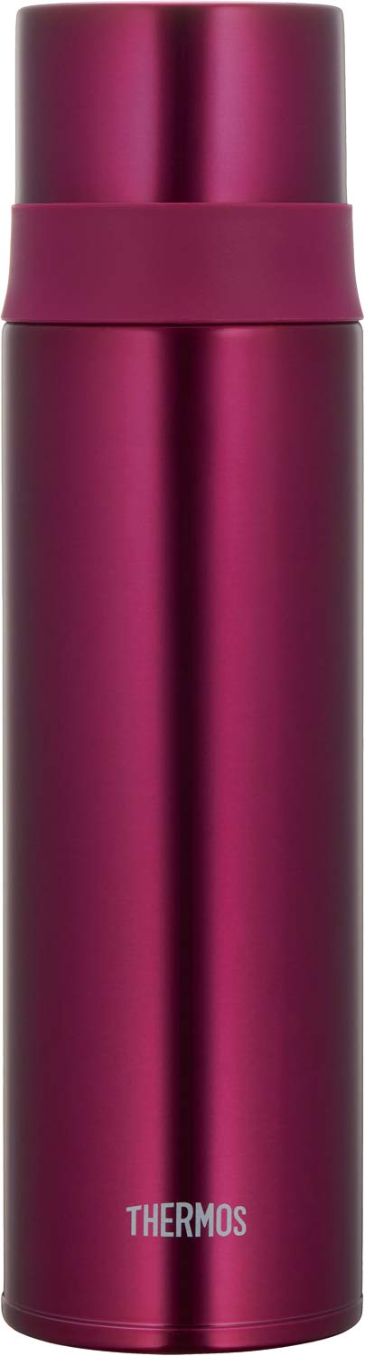 Thermos 500ml Stainless Steel Slim Water Bottle in Burgundy FFM - 501 BGD