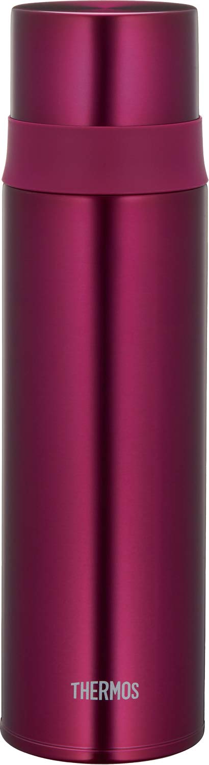 Thermos 500ml Stainless Steel Slim Water Bottle in Burgundy FFM - 501 BGD