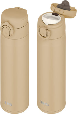 Thermos 500ml Stainless Steel Vacuum Insulated Water Bottle Dishwasher - Safe Sand Beige - JOK - 500 SDBE