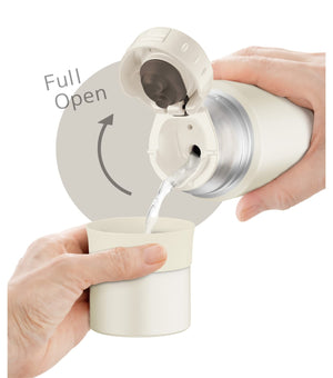 Thermos 500ml Stainless Steel Water Bottle Matte White Cup Type - Ffm - 502 Mtwh