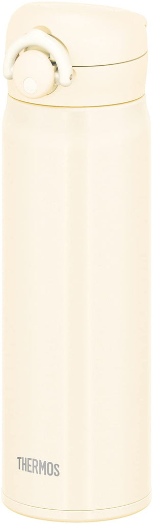 Thermos 500Ml Vacuum Insulated Portable Water Bottle in Milk White