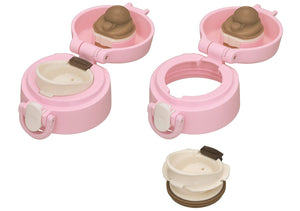 Thermos 500ml Vacuum Insulated Water Bottle Dusty Pink Stainless Steel Ultra - Lightweight with Removable Spout Jof - 500 DTP