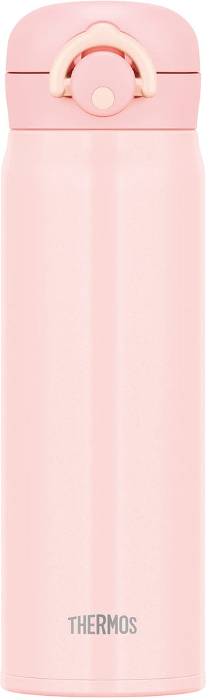 Thermos 500ml Vacuum Insulated Water Bottle Mobile Mug in Shell Pink
