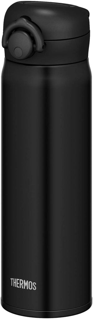 Thermos 500Ml Vacuum Insulated Water Bottle Mug - Matte Black Jnr - 501 Mtbk (Made In Japan)