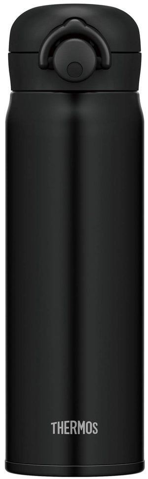 Thermos 500Ml Vacuum Insulated Water Bottle Mug - Matte Black Jnr - 501 Mtbk (Made In Japan)