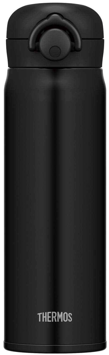 Thermos 500Ml Vacuum Insulated Water Bottle Mug - Matte Black Jnr - 501 Mtbk (Made In Japan)