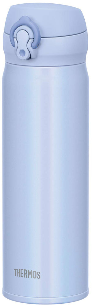 Thermos 500Ml Vacuum Insulated Water Bottle Powder Blue Jnl - 504 Pwb - Made In Japan
