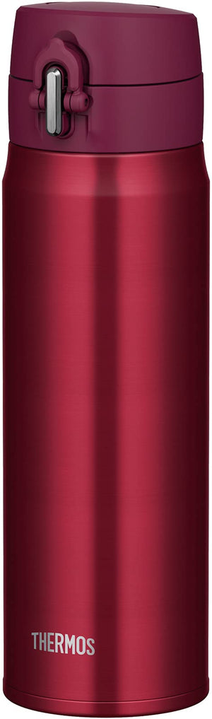 Thermos 500Ml Wine Red Insulated Water Bottle Vacuum Portable Mug - Joh - 500 Wnr