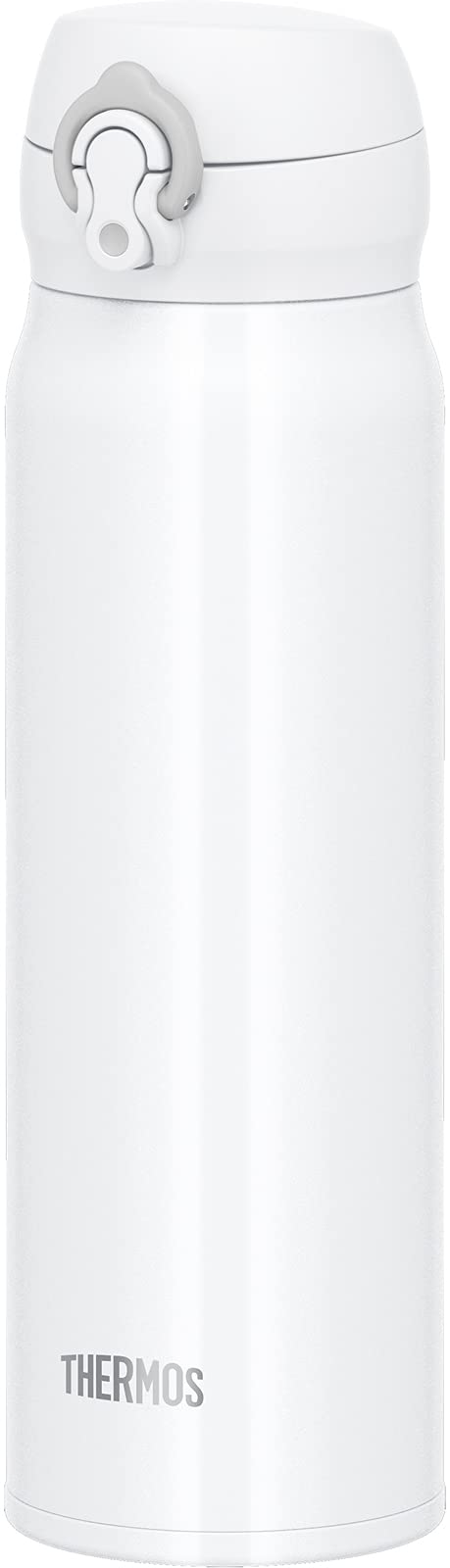 Thermos 600ml Vacuum Insulated Portable Water Bottle in White Gray Jnl - 605 Whgy