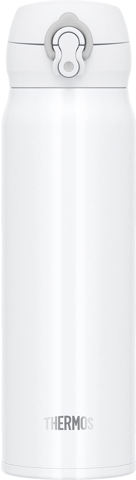 Thermos 600ml Vacuum Insulated Portable Water Bottle in White Gray Jnl - 605 Whgy