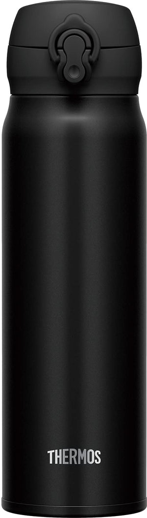 Thermos 600ml Vacuum Insulated Water Bottle Portable Mug Deep Black Jnl - 605 Dpbk