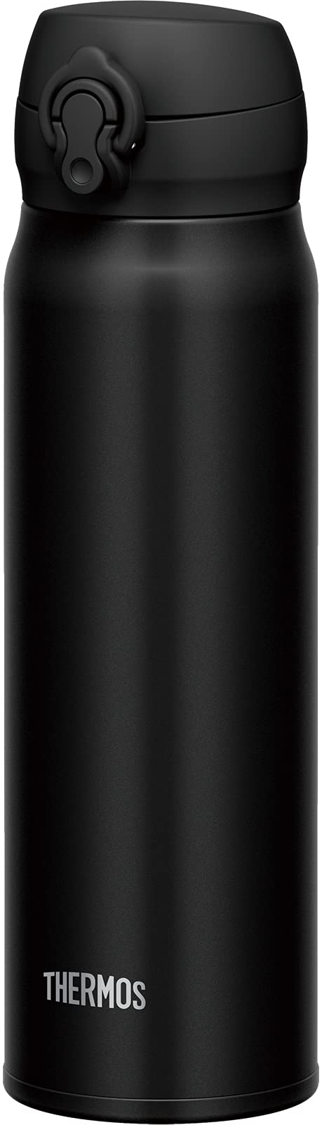 Thermos 600ml Vacuum Insulated Water Bottle Portable Mug Deep Black Jnl - 605 Dpbk