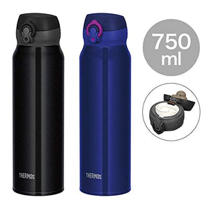 Thermos 750ml Portable Vacuum Insulated Mug in Navy Pink JNL - 754 NV - P Model