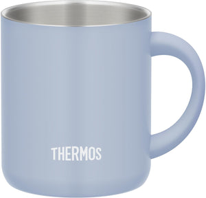 Thermos Ash Blue Stainless Steel Vacuum Insulated Mug 280ml - JDG - 282C ASB
