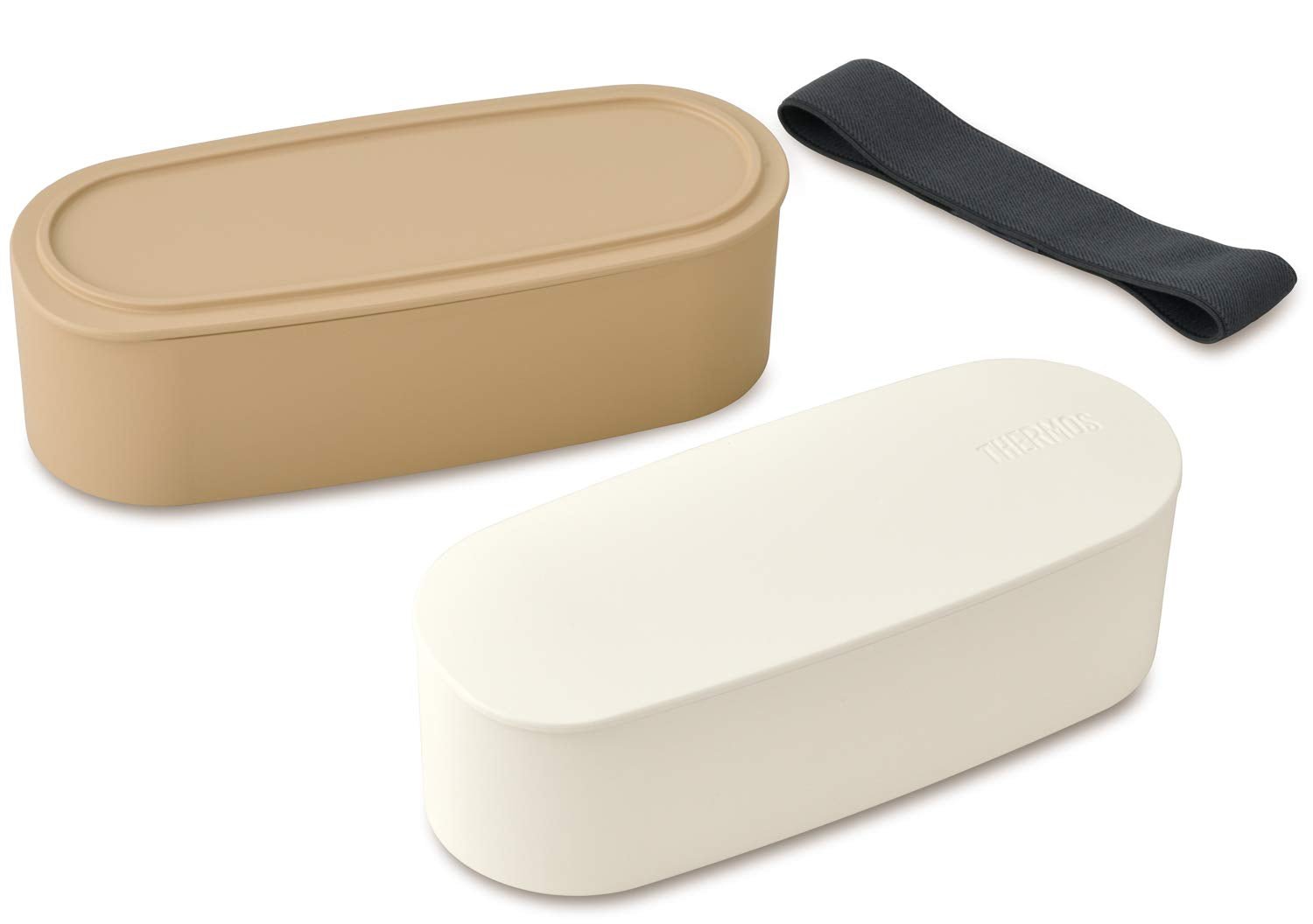 Thermos Beige 2 - Tier Lunch Box Fresh 600ml Model Djt - 600W BE