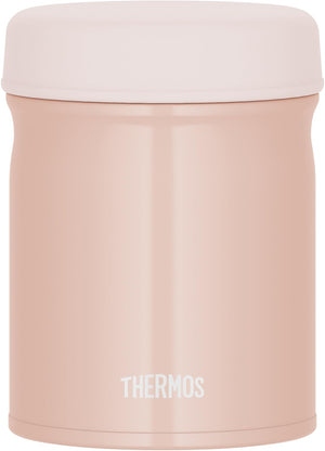 Thermos Beige Pink Vacuum Insulated Soup Jar 400ml Dishwasher - Safe Warm/Cold Jeb - 400 Bep