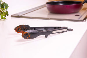 Thermos Black Nylon Kitchen Tongs Kt - T001 Bk - Essential Kitchen Tools