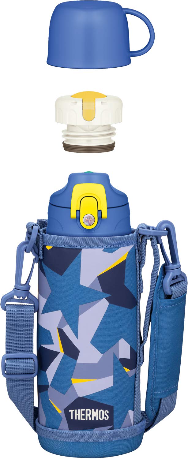 Thermos Blue Camouflage Vacuum Insulated Water Bottle 0.8L/0.83L Fjj - 800Wf Bl - C