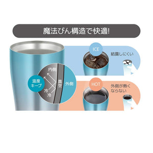 Thermos Blue Fade Vacuum Insulated Tumbler 340ml - Model JDE - 341C