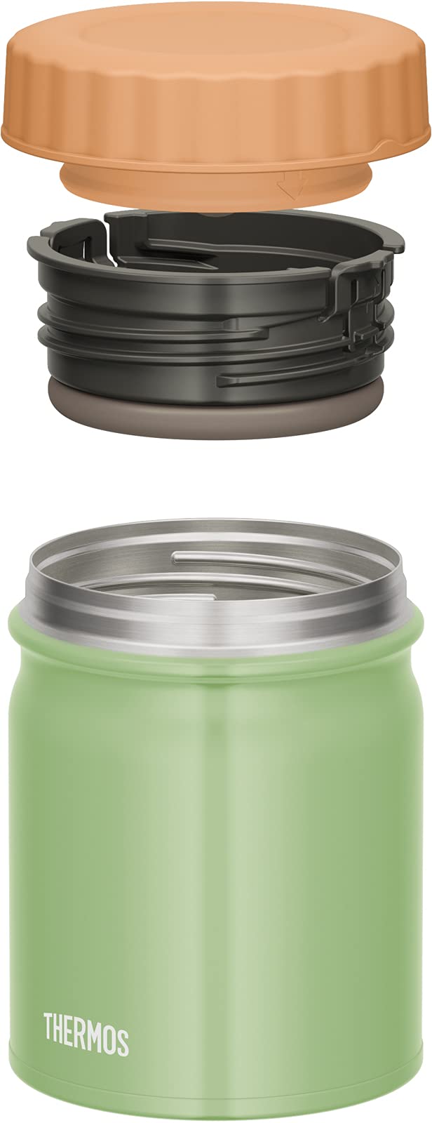 Thermos Brand 400ml Vacuum Insulated Soup Jar in Khaki - JBT - 401 Model