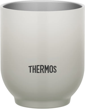 Thermos Brand Light Gray 300ml Vacuum Insulated Teacup JDT - 300 LGY