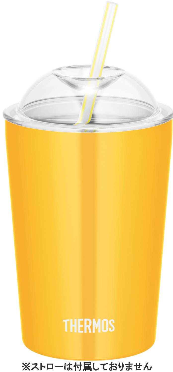 Thermos Cooling Straw Cup 300Ml Orange Japan Jdj - 300 Or