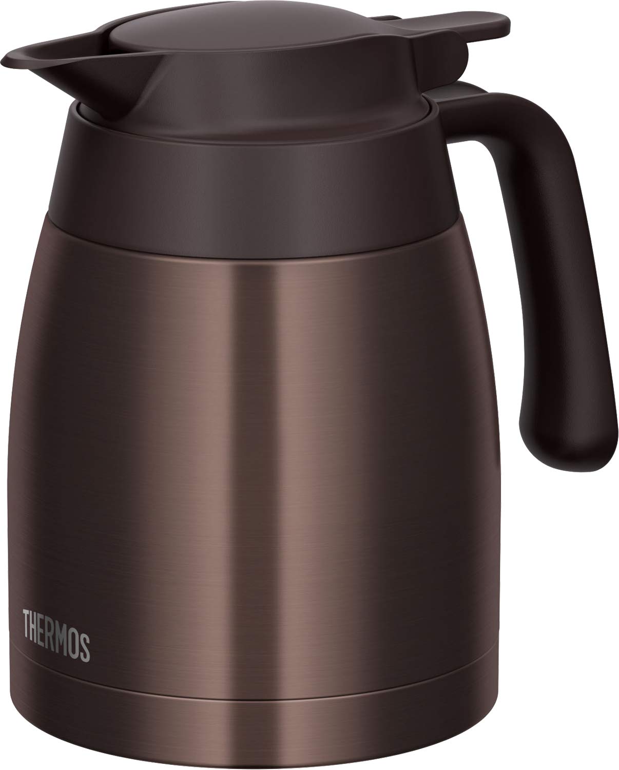 Thermos Dark Brown 1L Stainless Steel Pot Model Ttb - 1000 Dbw
