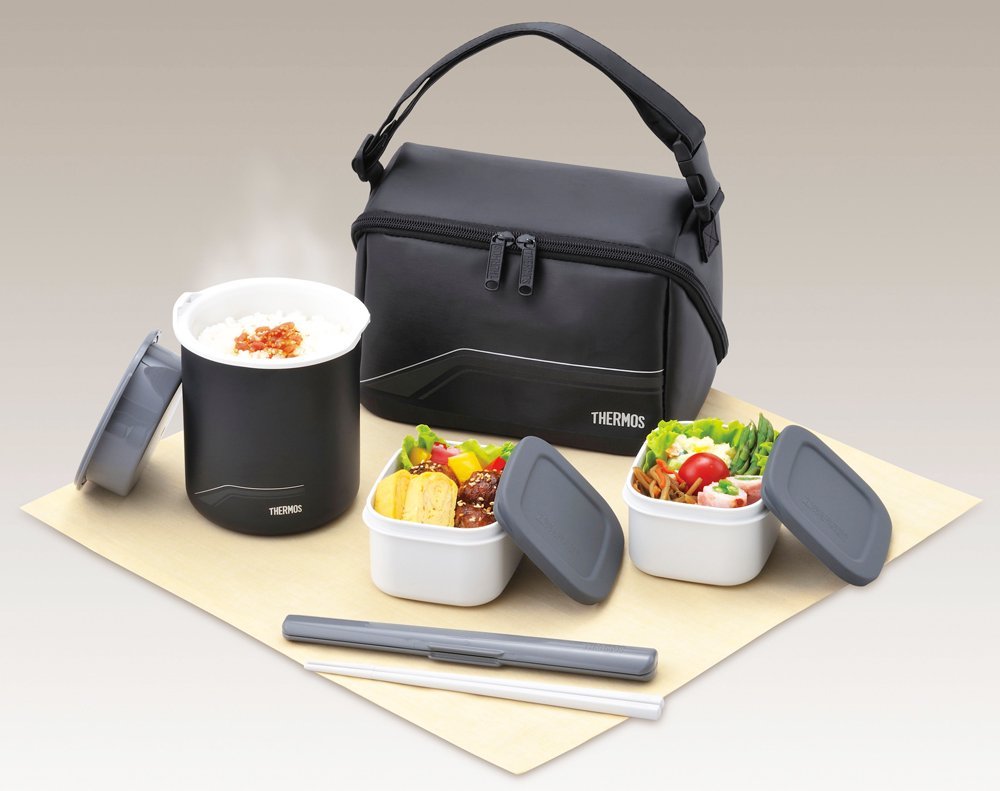 Thermos Dbq - 501 Bk Insulated Lunch Box 1 Cup Capacity Black