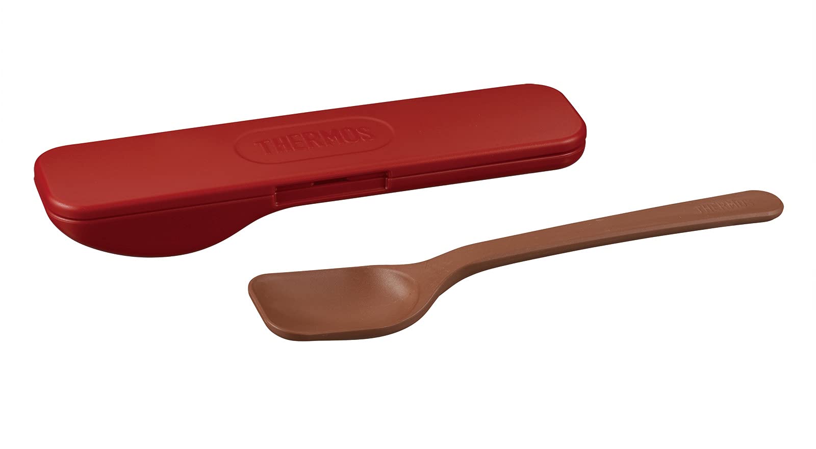 Thermos Deep Red Food Container with Spoon Apc - 160 Dr