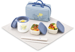 Thermos Disney Insulated Lunch Box - Blue Yellow 0.6 Cup Capacity Dbq - 256Ds Bly