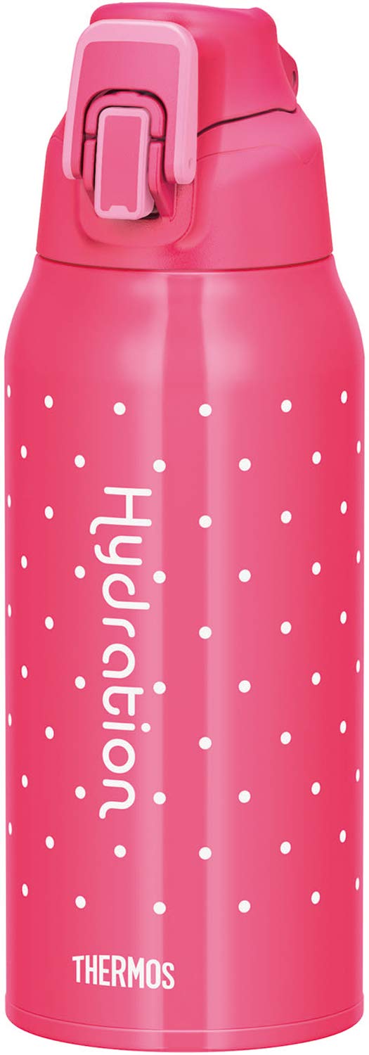 Thermos Dot Pink 0.8L Vacuum Insulated Sports Water Bottle Fht - 800F Dp