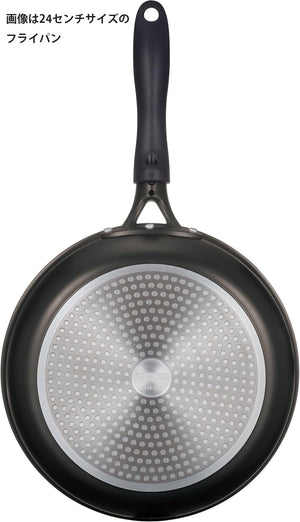 Thermos Durable Series 28cm Smoke Black IH - Compatible Frying Pan