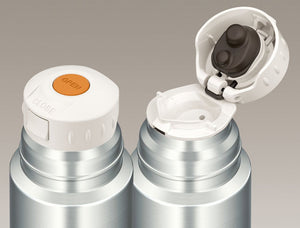 Thermos FFM - 350 SBK - Black Stainless Steel Slim Bottle 350ml