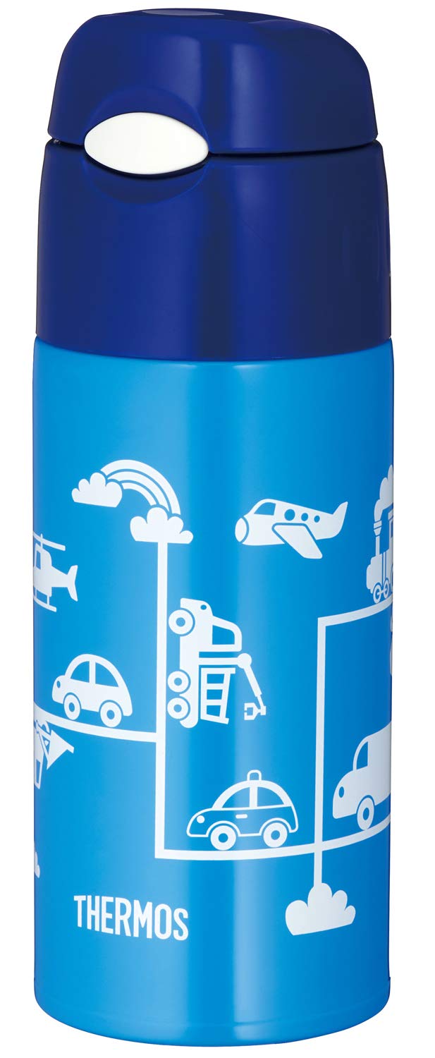 Thermos FHL - 402F BL - N Navy Blue 400ml Vacuum Insulated Cold Storage Bottle