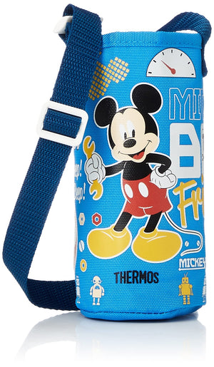 Thermos FHL - 402F Replacement Parts Blue Red Straw Bottle With Handy Pouch