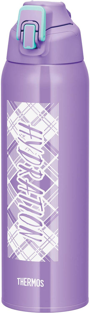 Thermos FHT - 1500F PL - CH 1.5L Vacuum Insulated Purple Check Sports Bottle