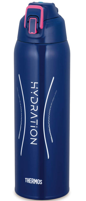 Thermos Fht - 1501F Nv - P 1.5L Navy Pink Vacuum Insulated Sports Bottle For Cold Storage