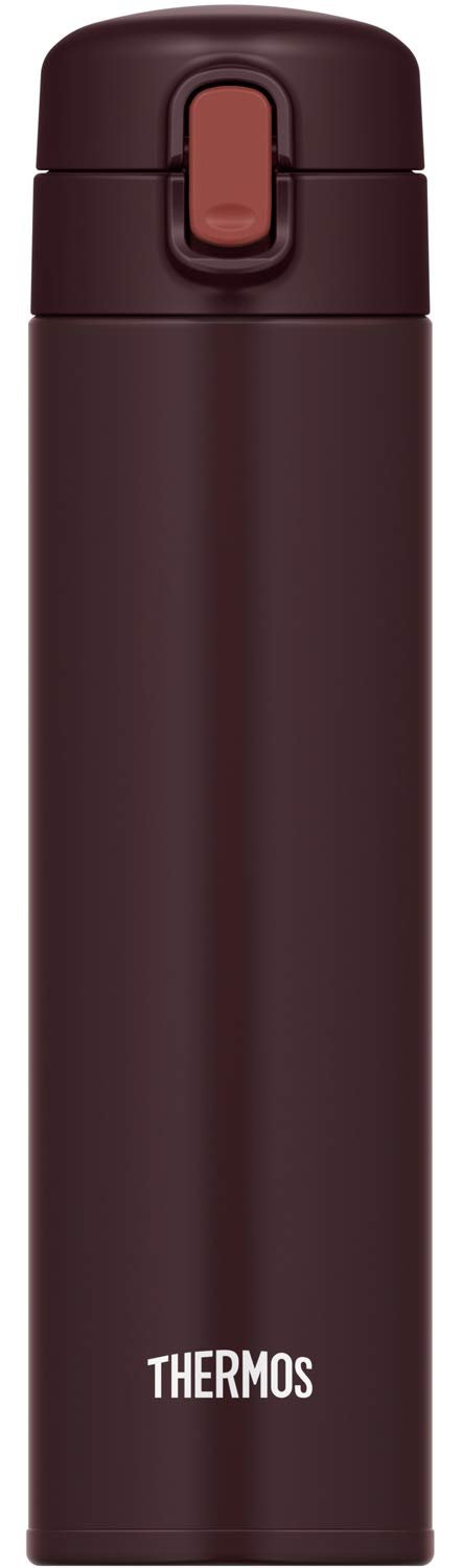 Thermos FJM - 450 BW Vacuum Insulated 450ml Brown Cold Storage Straw Bottle