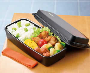 Thermos Fresh 600ml Lunch Box in Black Orange - Djo - 600 Bkor