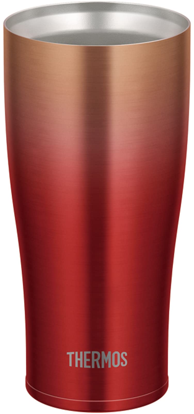 Thermos Japan Vacuum Insulated Tumbler 420Ml Red Gold Jde - 421Ltd Rgd