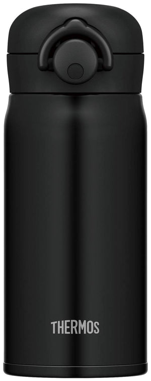 Thermos Japan Vacuum Insulated Water Bottle 350Ml Matte Black Jnr - 351 Mtbk