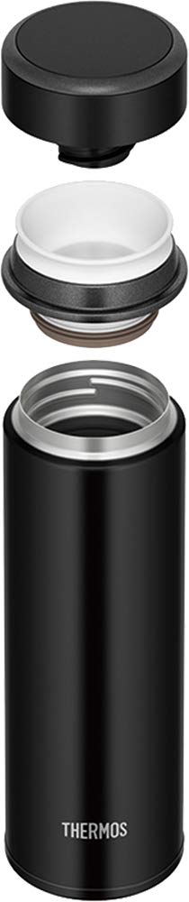 Thermos Japan Vacuum Insulated Water Bottle 350Ml Matte Black Jog - 350 Mtbk
